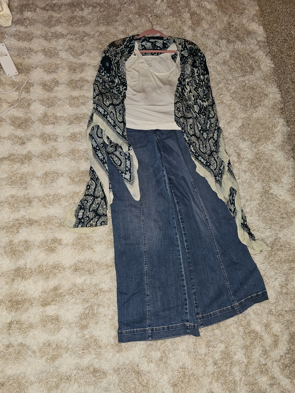 Moonlit Coast Capsule | Free People Kimono + Sunday Citizen Tank + Spanx Wide Le